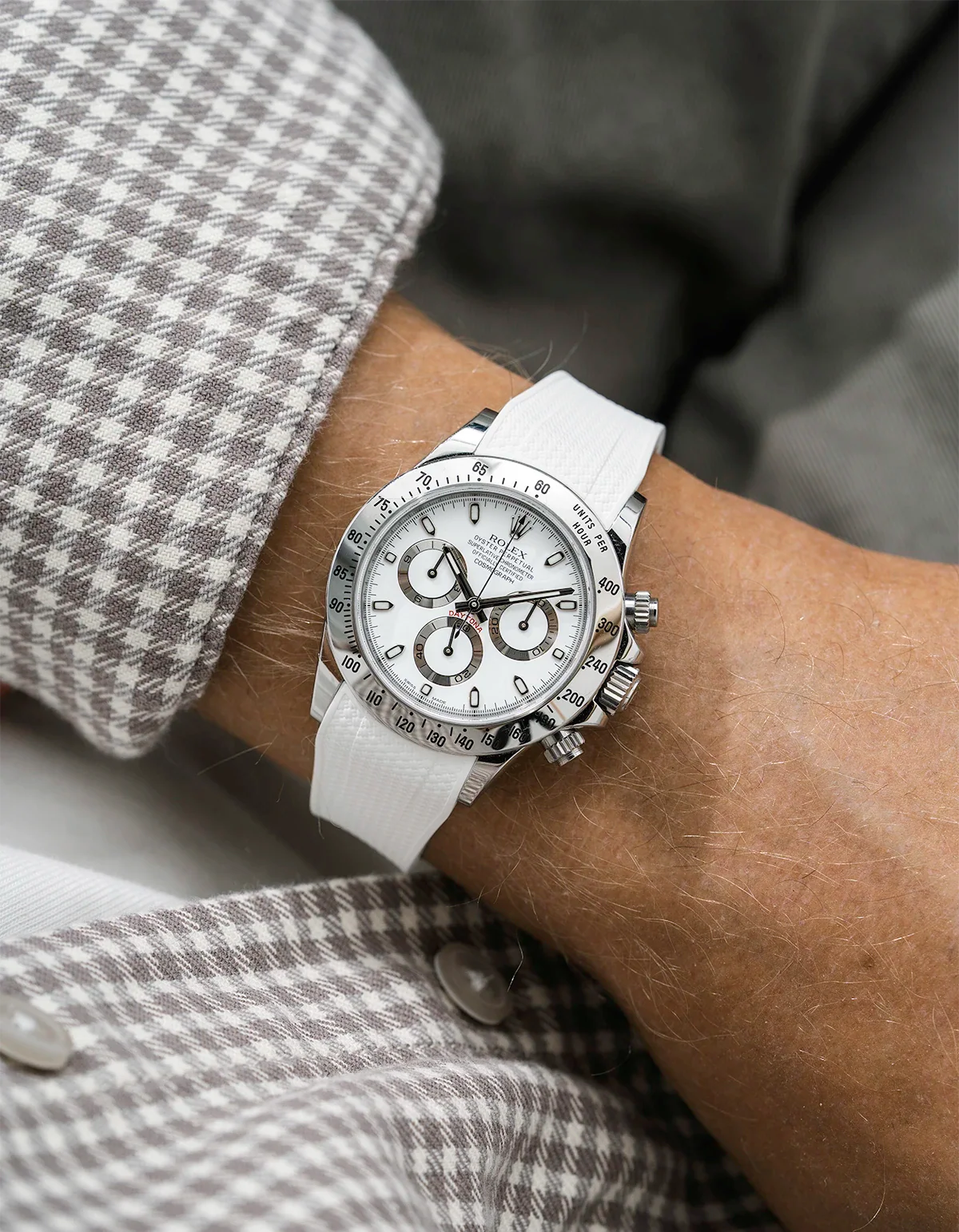 FKM Rubber Strap Integrated for Original Clasp - Rolex Daytona 16520 - Image 43