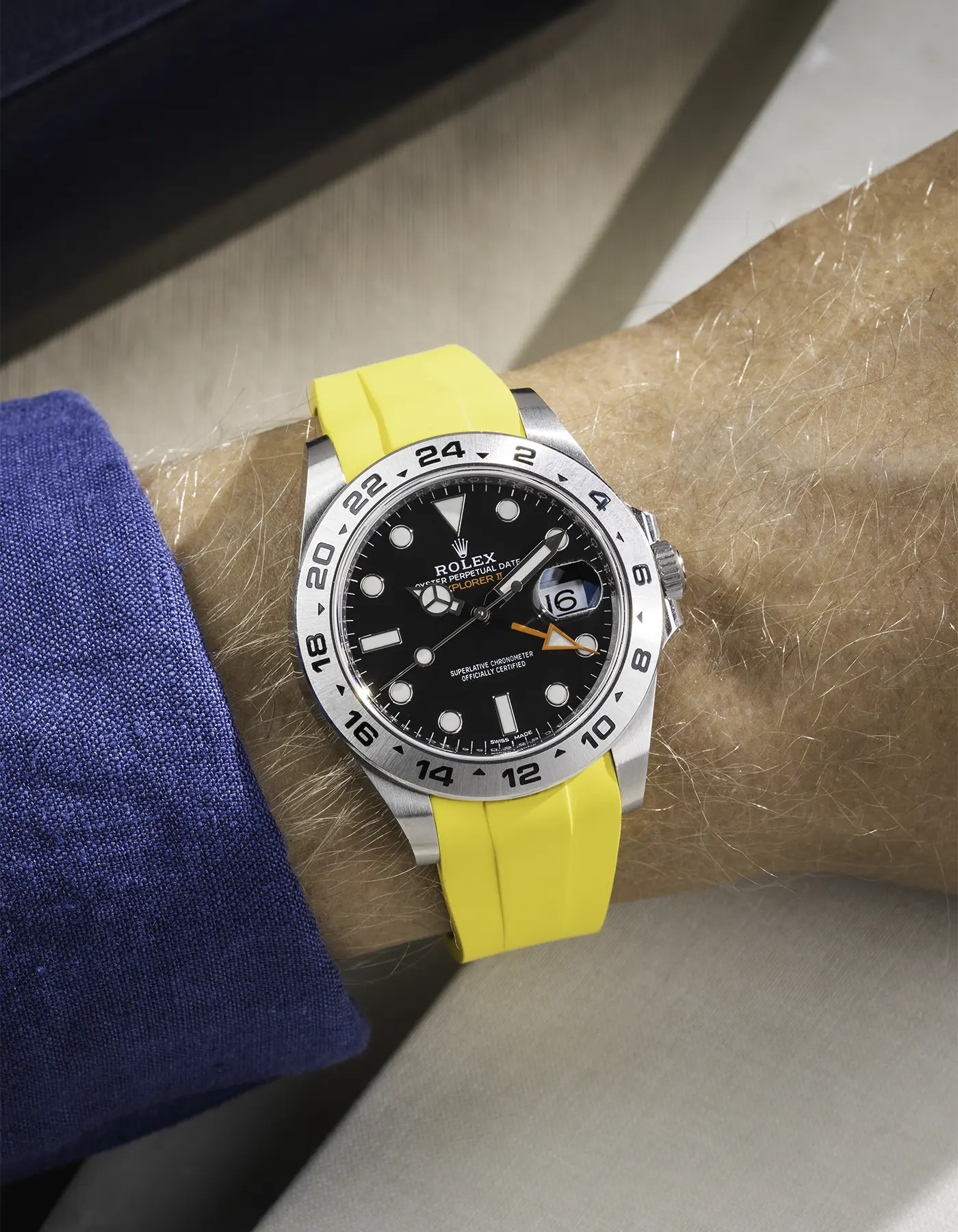 FKM Rubber Strap Integrated for Original Clasp - Rolex Explorer 216570 - Image 32