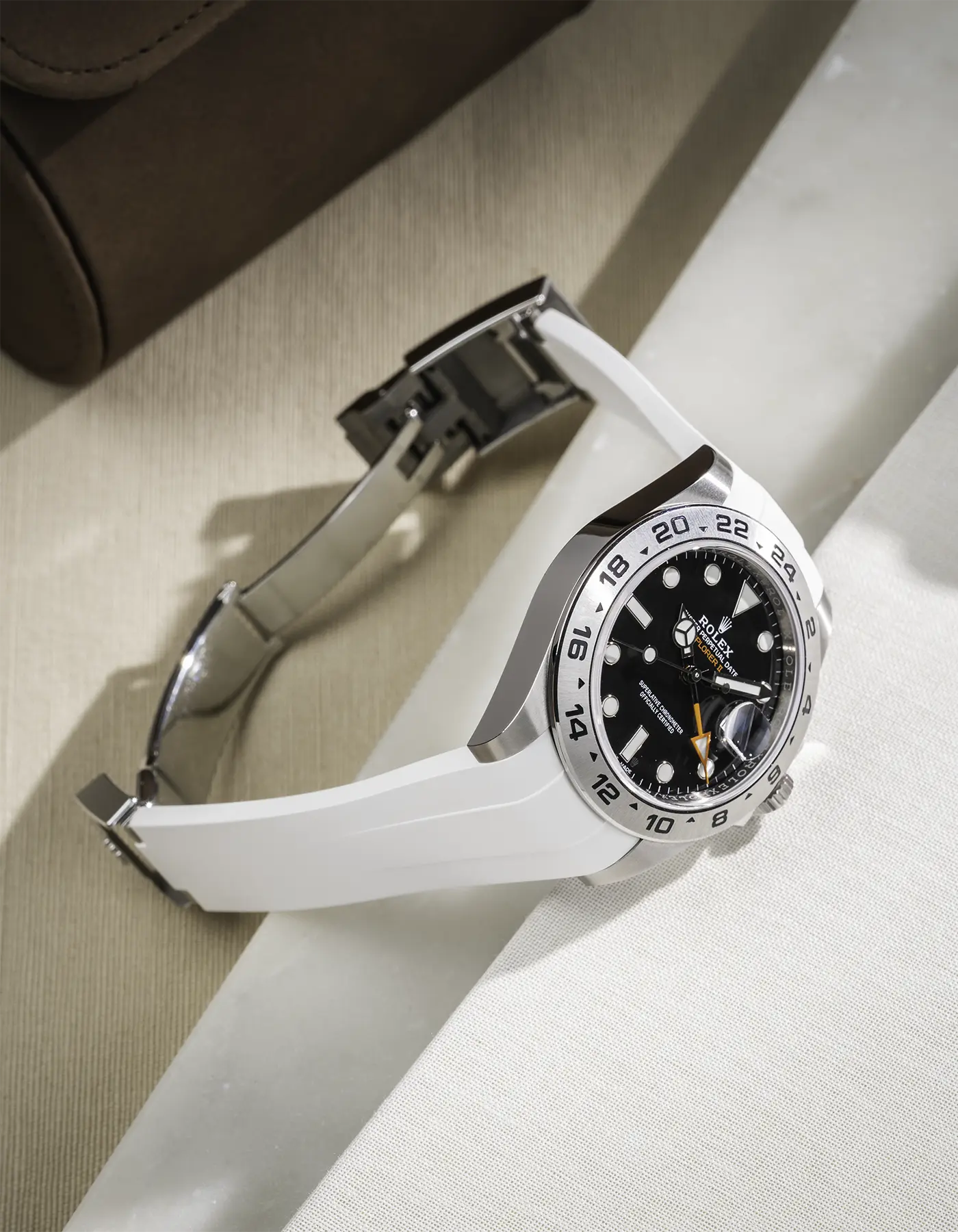 FKM Rubber Strap Integrated for Original Clasp - Rolex Explorer 216570 - Image 39
