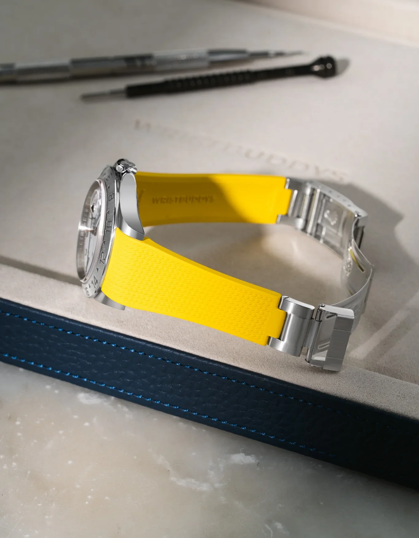 FKM Rubber Strap Integrated for Original Clasp - Rolex Explorer II 16570 - Image 50