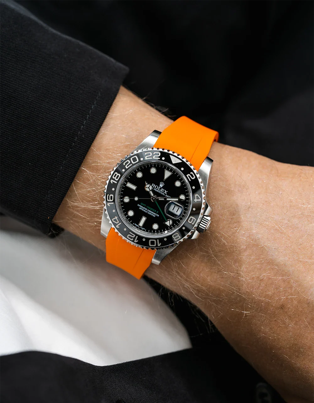 FKM Rubber Strap Integrated for Original Clasp - Rolex GMT Master II 116710 - Image 12