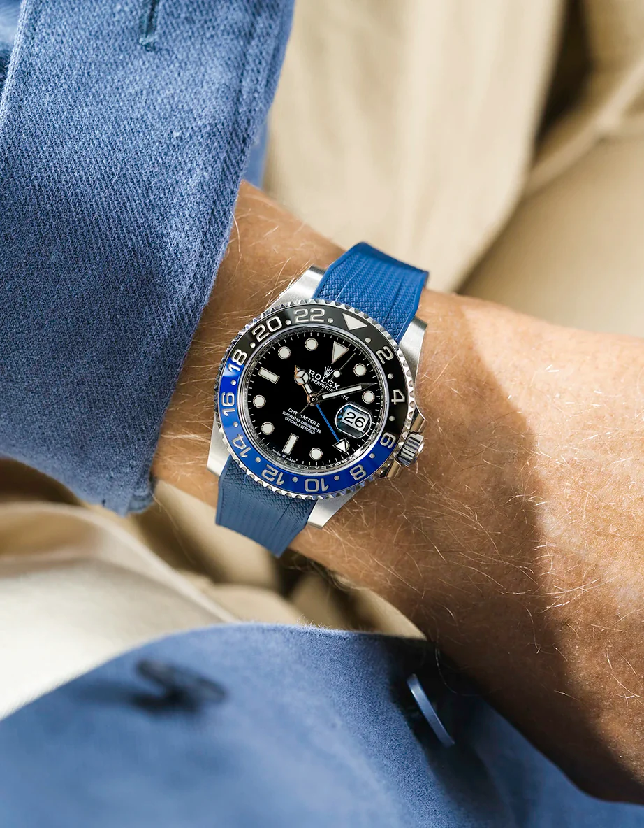 FKM Rubber Strap Integrated for Original Clasp - Rolex GMT Master II 116710 - Image 40