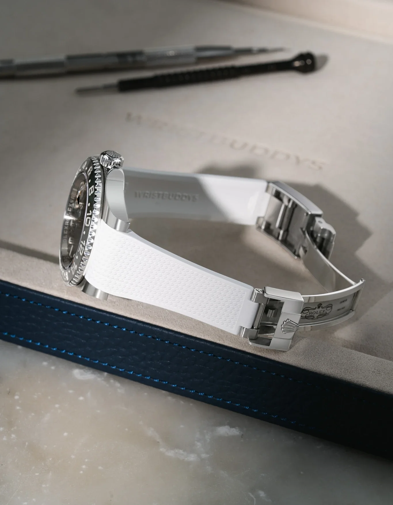 FKM Rubber Strap Integrated for Original Clasp - Rolex GMT Master II 116710 - Image 53