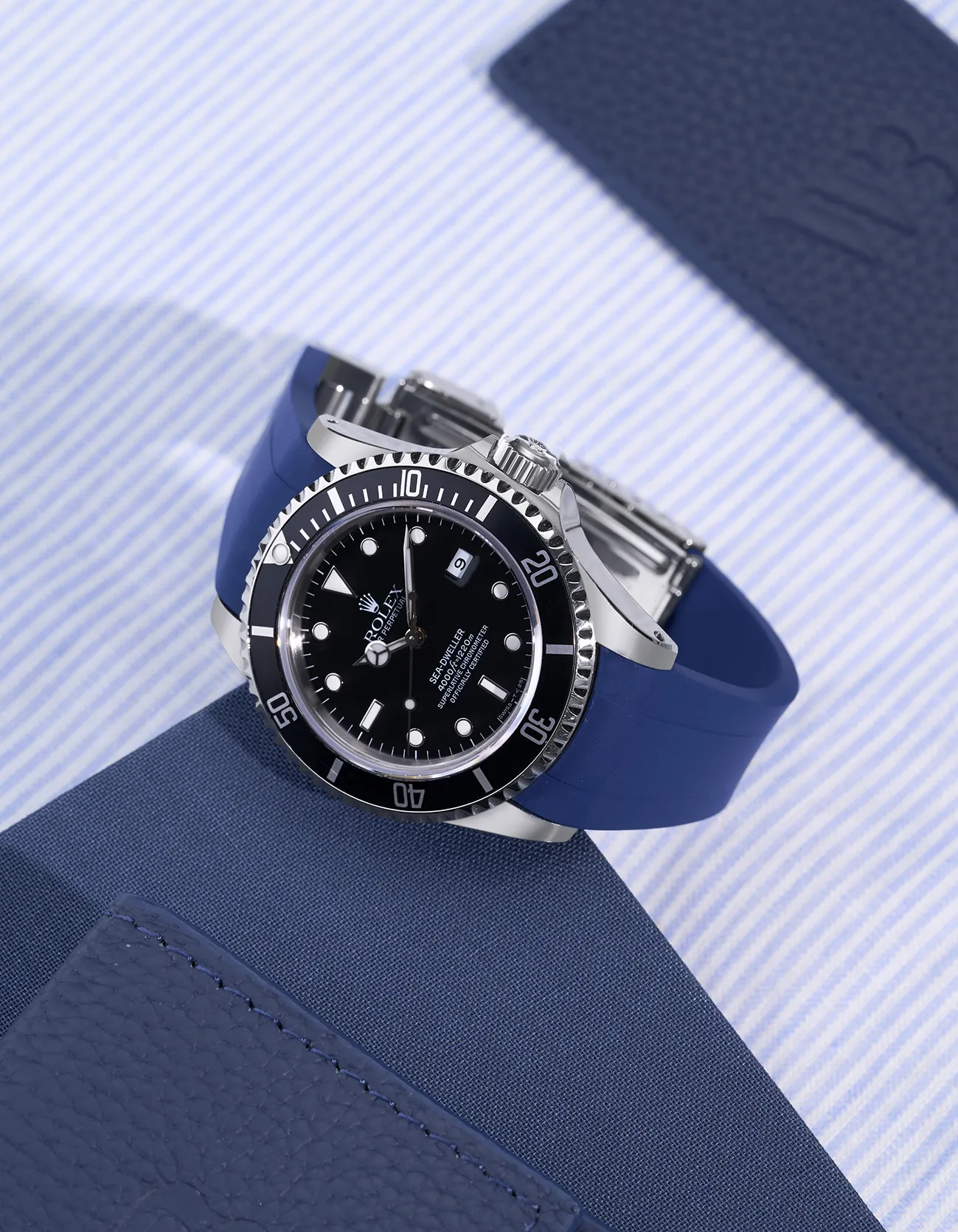 FKM Rubber Strap Integrated for Original Clasp – Sea-Dweller 16600 - Image 12