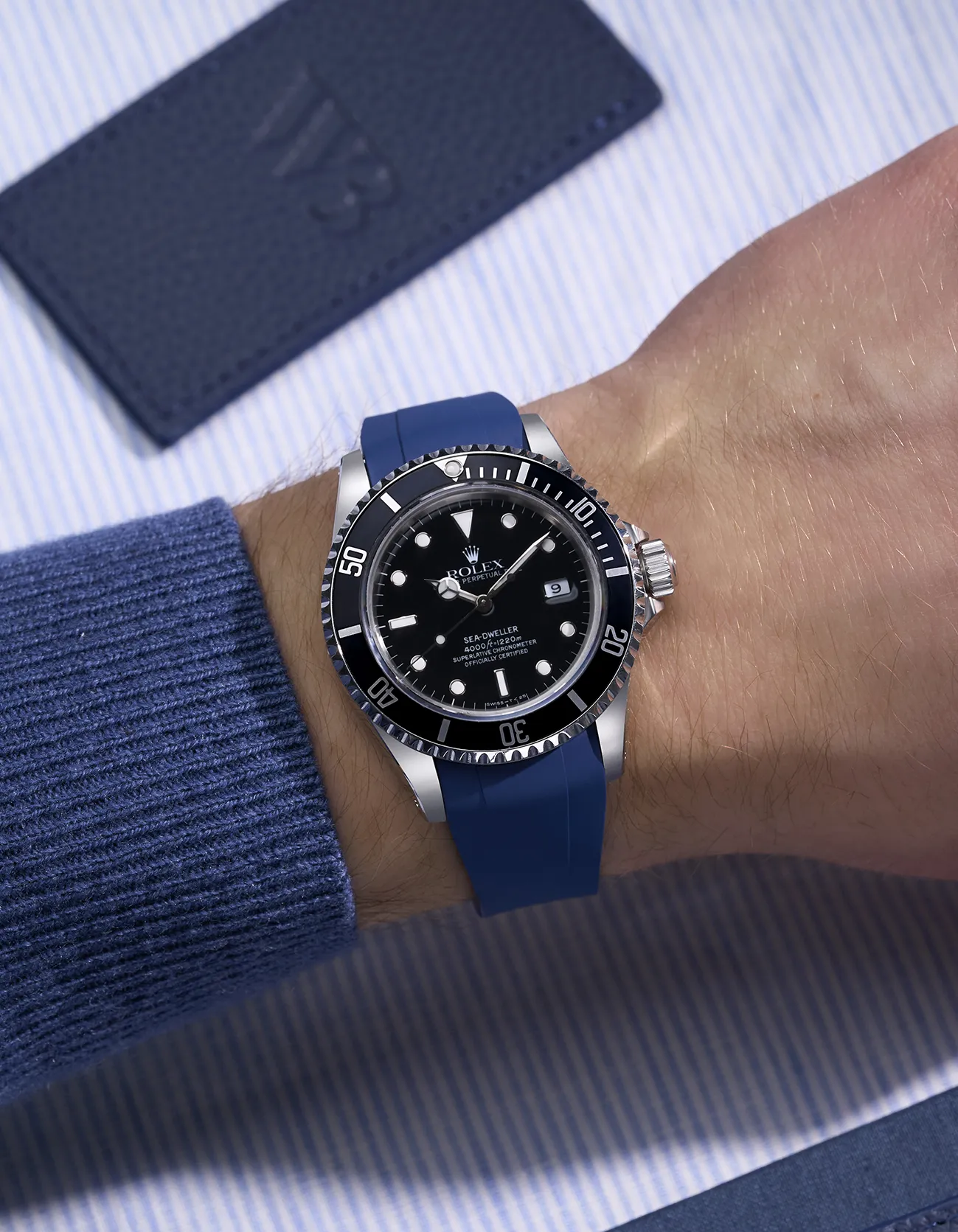 FKM Rubber Strap Integrated for Original Clasp – Sea-Dweller 16600 - Image 13