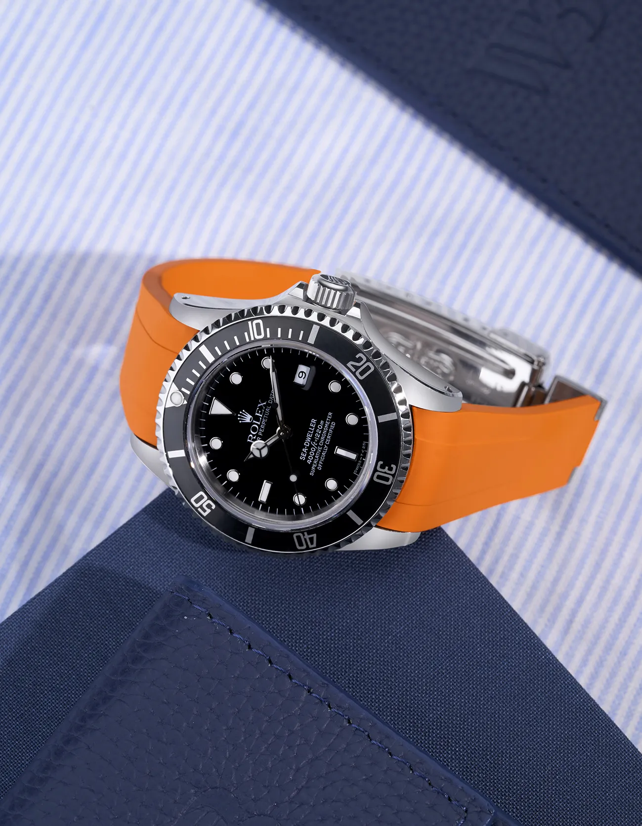 FKM Rubber Strap Integrated for Original Clasp – Sea-Dweller 16600 - Image 16