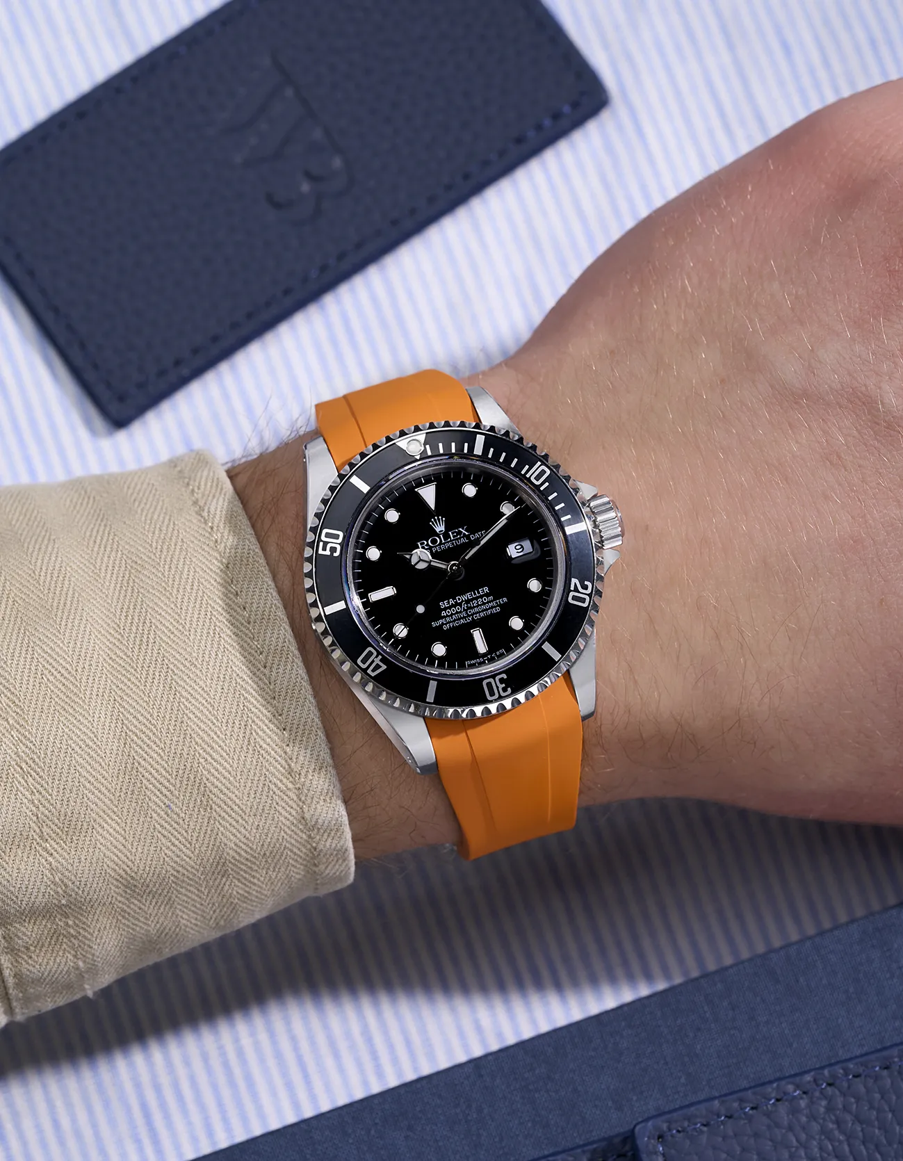 FKM Rubber Strap Integrated for Original Clasp – Sea-Dweller 16600 - Image 17
