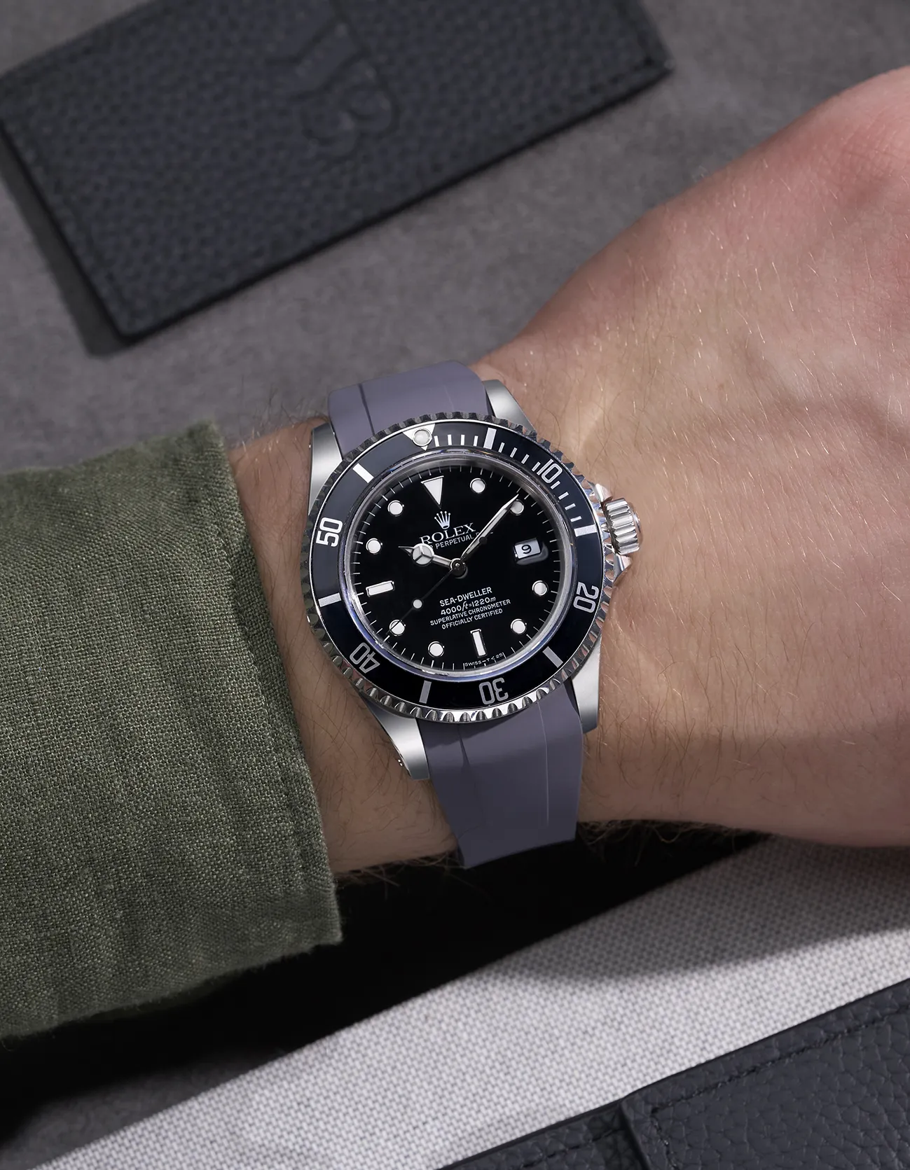 FKM Rubber Strap Integrated for Original Clasp – Sea-Dweller 16600 - Image 21