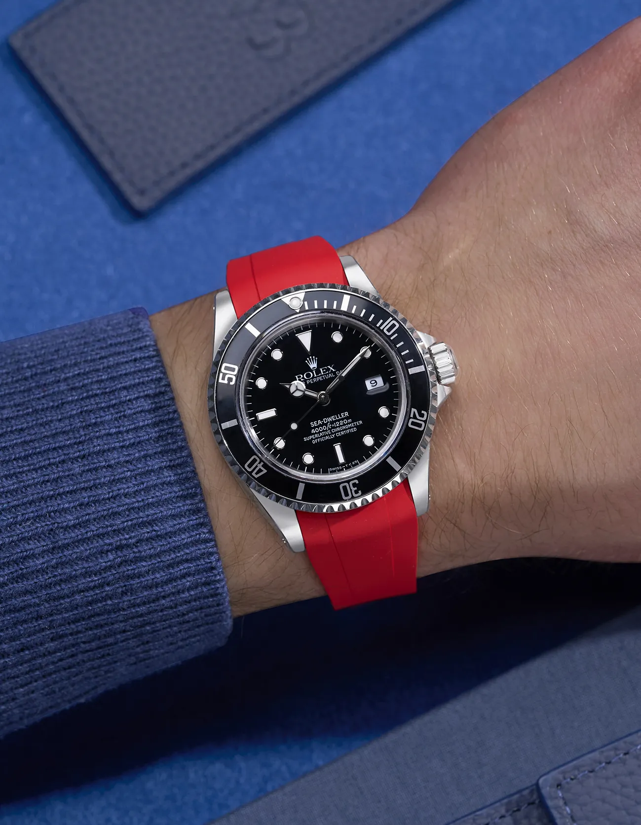 FKM Rubber Strap Integrated for Original Clasp – Sea-Dweller 16600 - Image 29