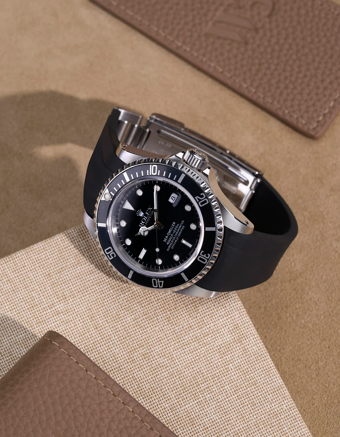 FKM Rubber Strap Integrated for Original Clasp – Sea-Dweller 16600 - Image 4