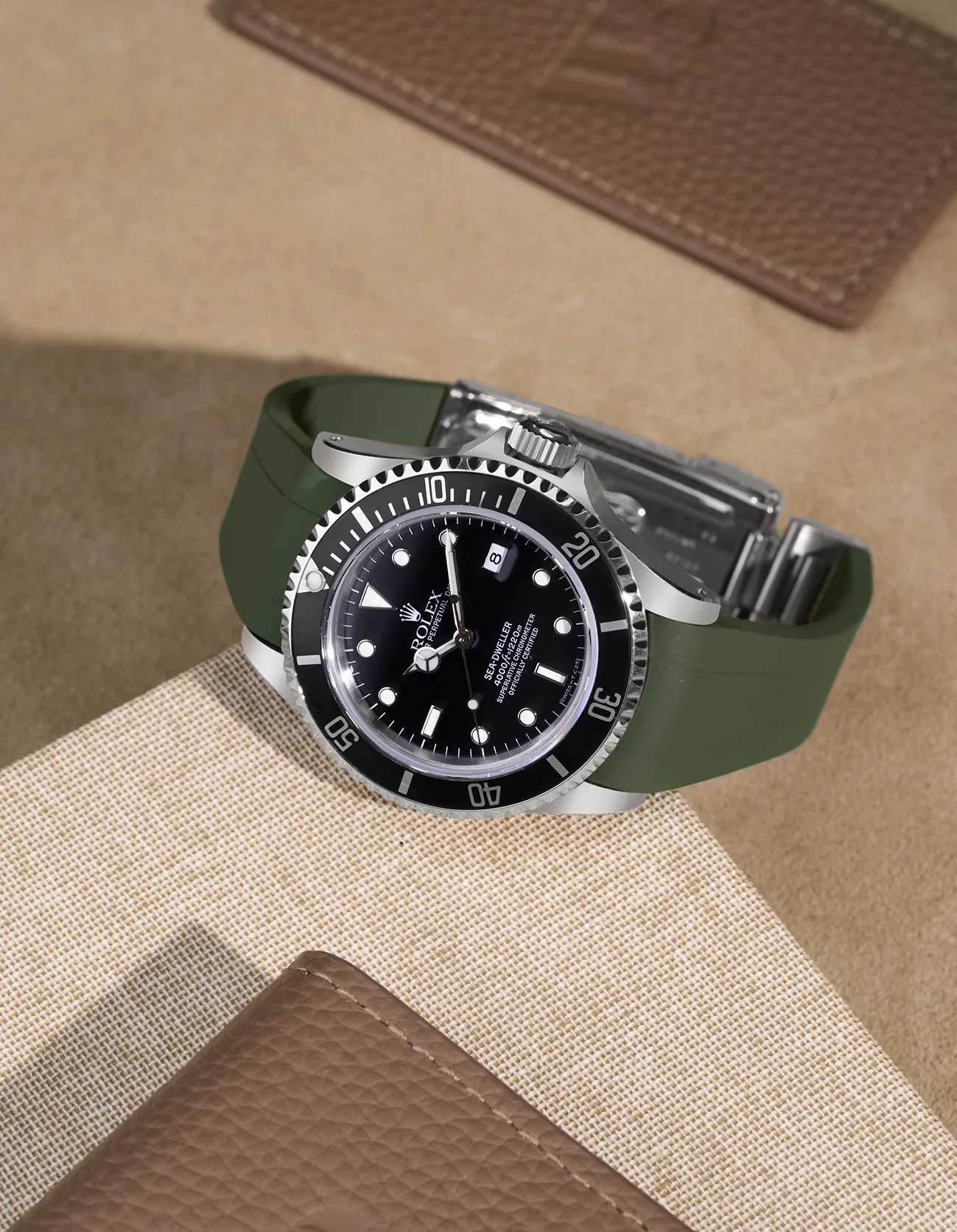 FKM Rubber Strap Integrated for Original Clasp – Sea-Dweller 16600 - Image 8