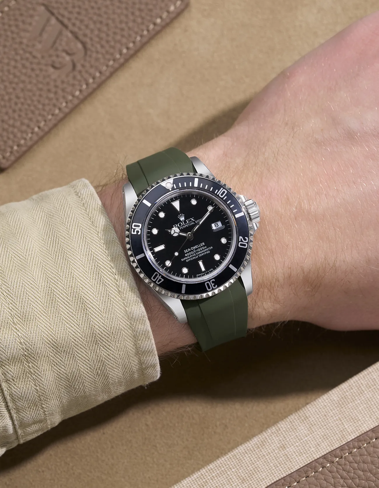 FKM Rubber Strap Integrated for Original Clasp – Sea-Dweller 16600 - Image 9