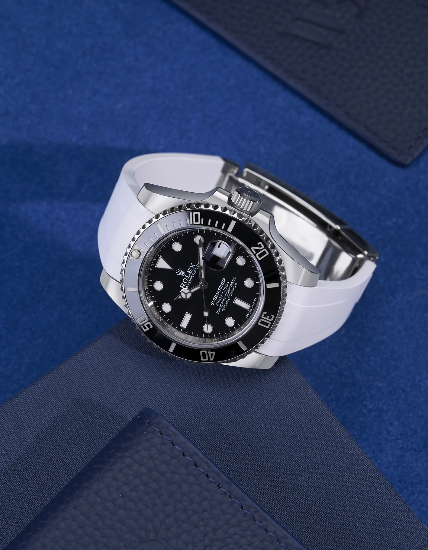 FKM Rubber Strap Integrated for Original Clasp – Submariner 116610LN/114060LN (1 gen) - Image 23