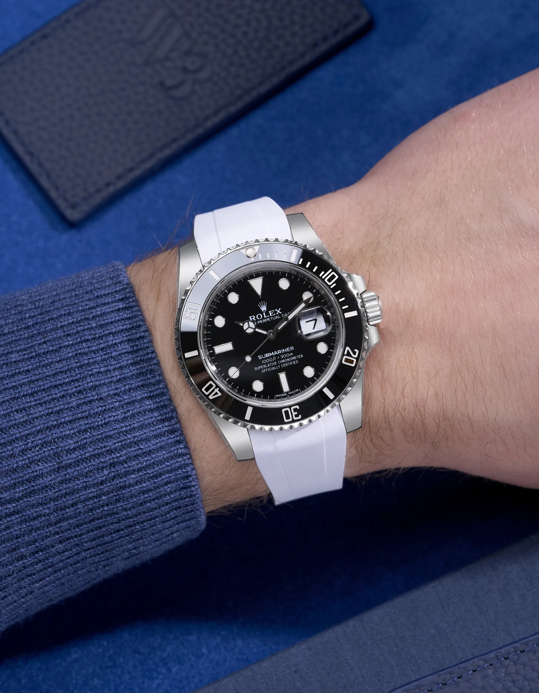 FKM Rubber Strap Integrated for Original Clasp – Submariner 116610LN/114060LN (1 gen) - Image 24