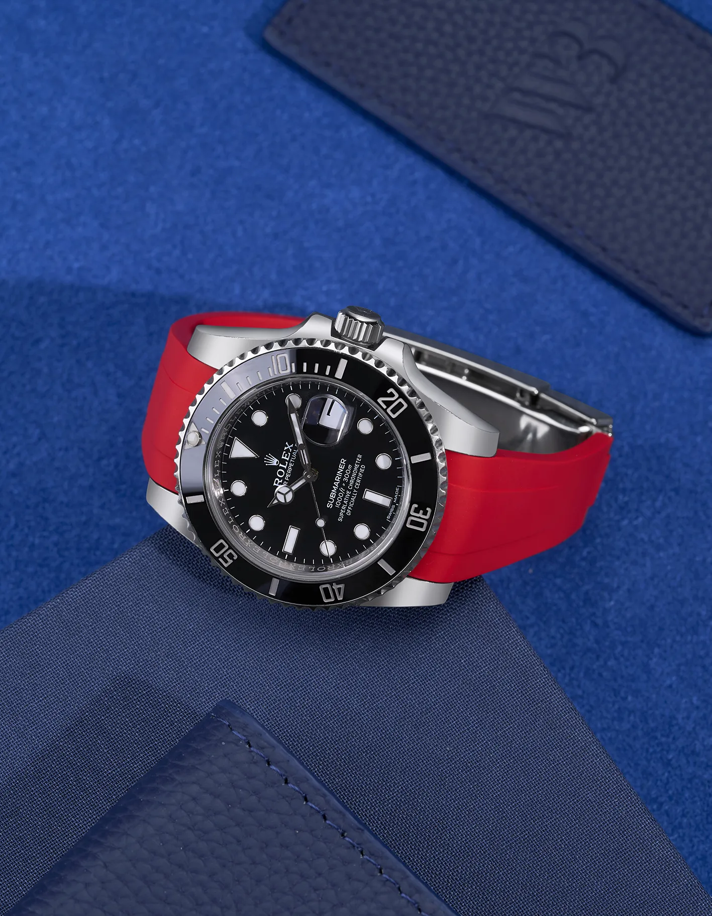 FKM Rubber Strap Integrated for Original Clasp – Submariner 116610LN/114060LN (1 gen) - Image 27
