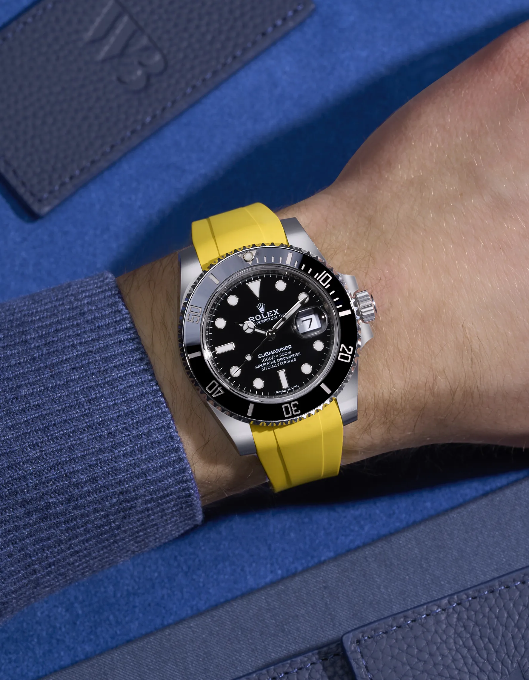 FKM Rubber Strap Integrated for Original Clasp – Submariner 116610LN/114060LN (1 gen) - Image 32