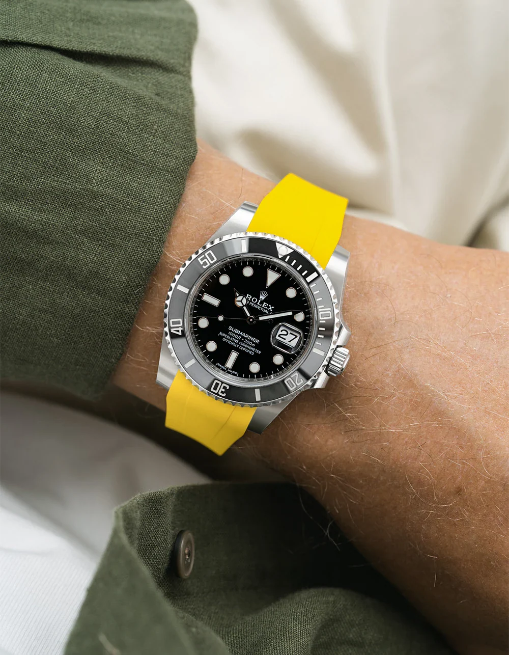 FKM Rubber Strap Integrated for Original Clasp – Submariner 116610LN/114060LN - Image 20