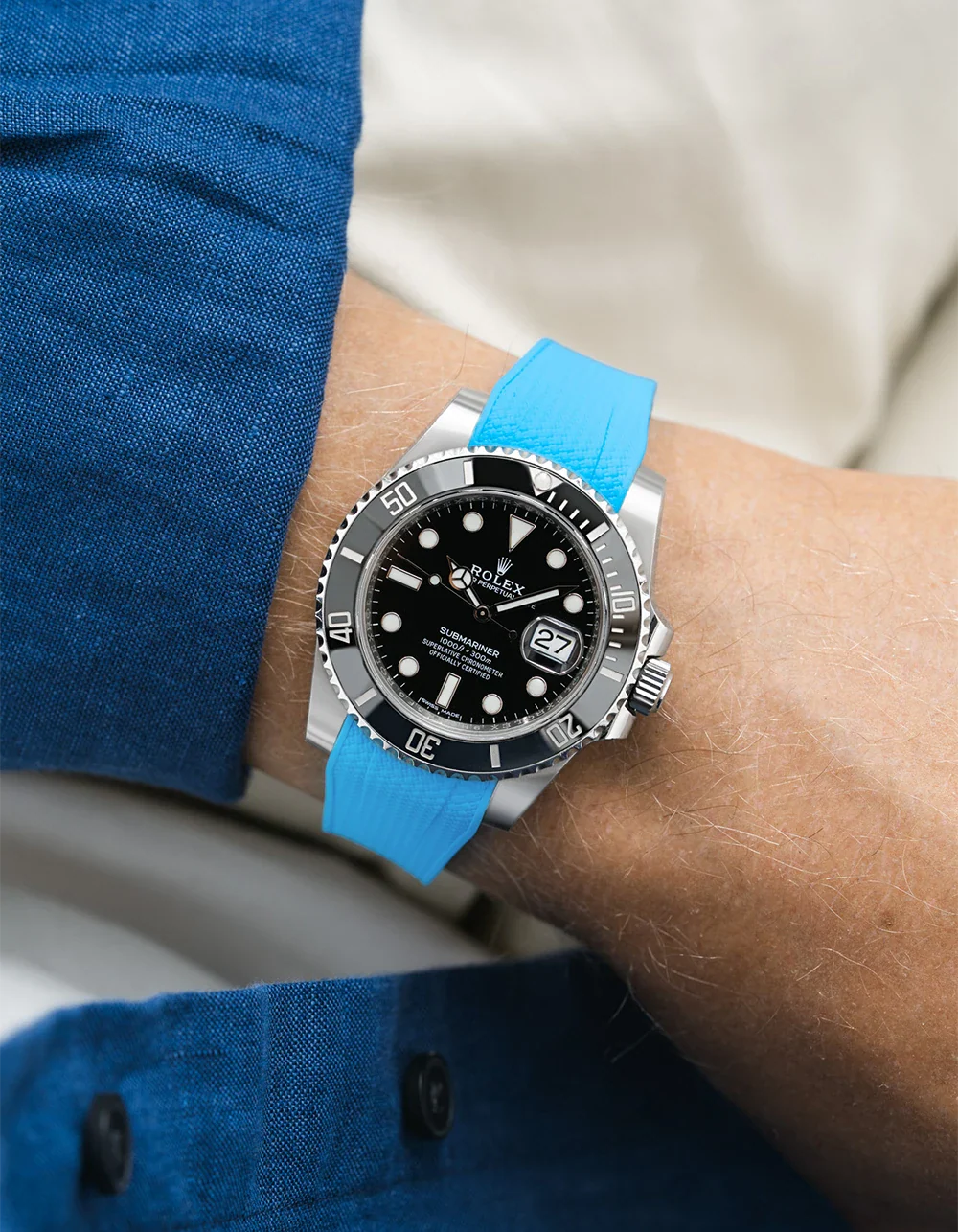 FKM Rubber Strap Integrated for Original Clasp – Submariner 116610LN/114060LN - Image 27