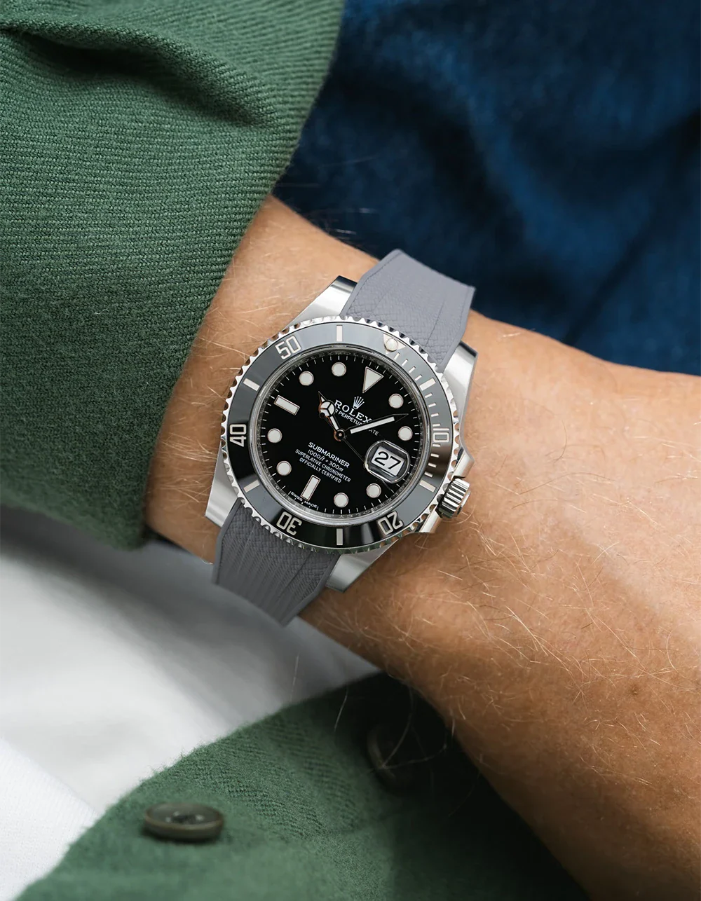 FKM Rubber Strap Integrated for Original Clasp – Submariner 116610LN/114060LN - Image 32