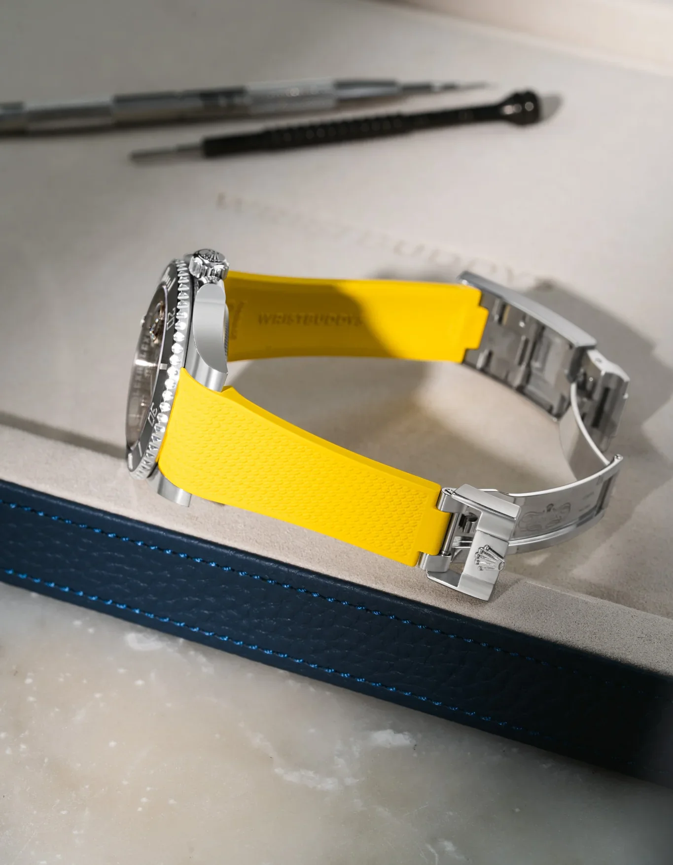 FKM Rubber Strap Integrated for Original Clasp – Submariner 116610LN/114060LN - Image 36