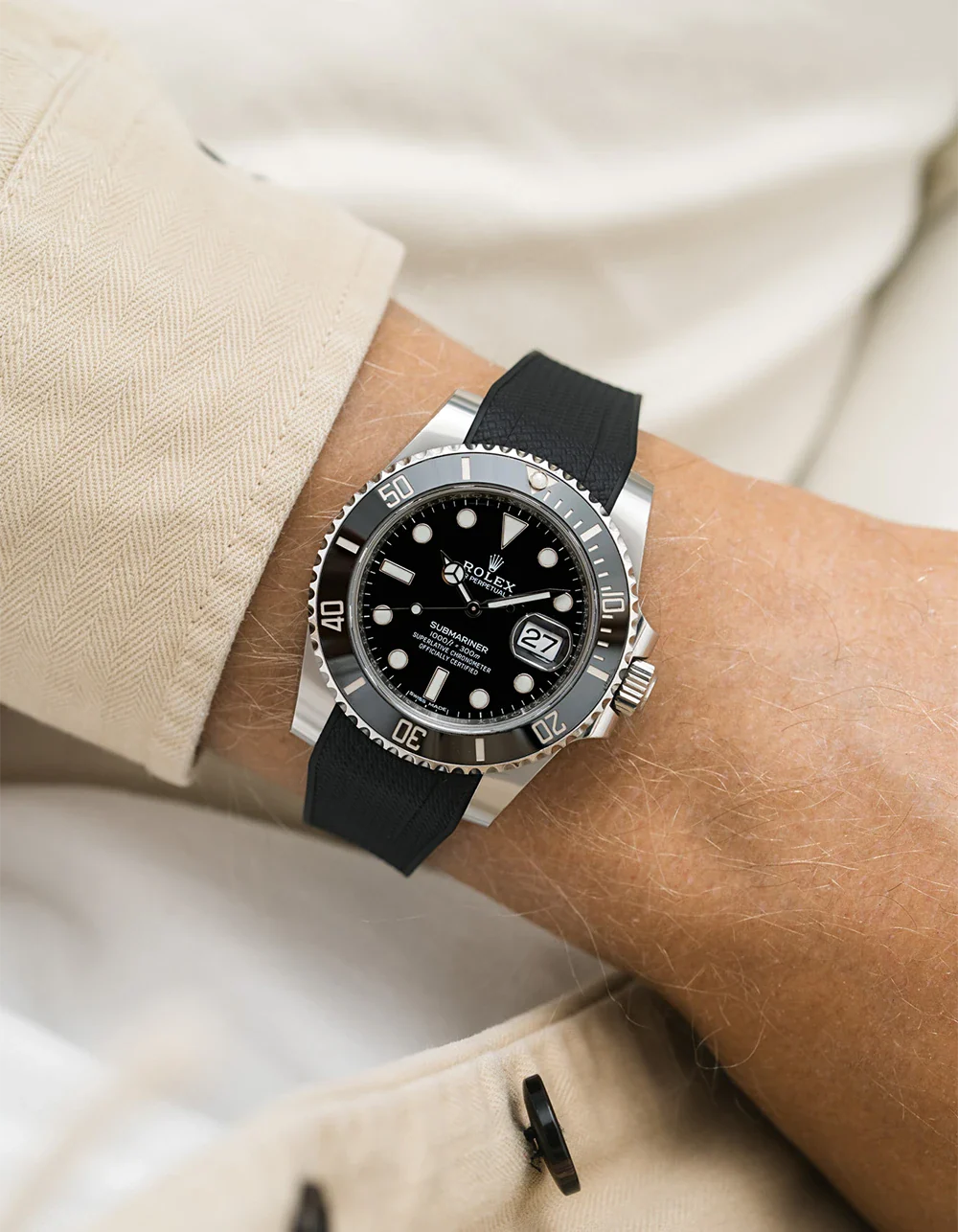 FKM Rubber Strap Integrated for Original Clasp – Submariner 116610LN/114060LN - Image 44