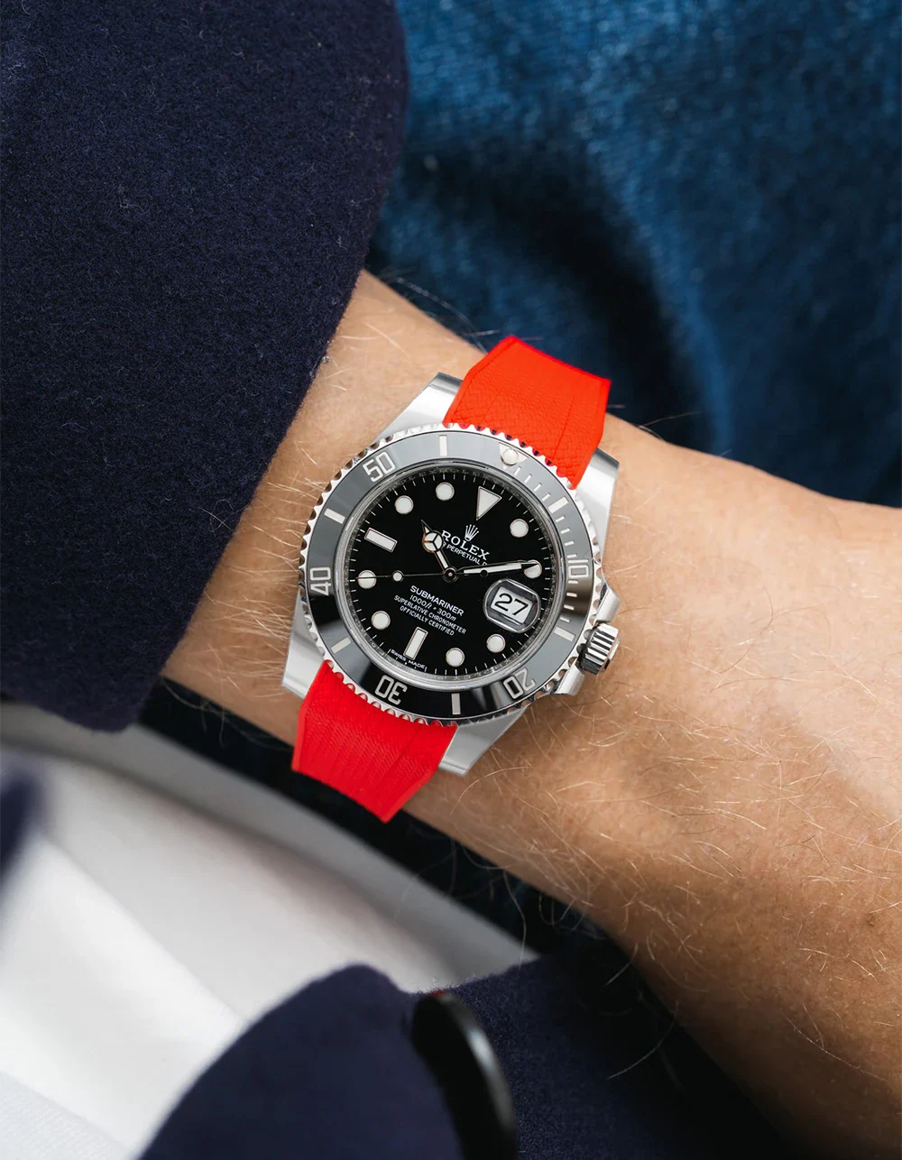 FKM Rubber Strap Integrated for Original Clasp – Submariner 116610LN/114060LN - Image 48