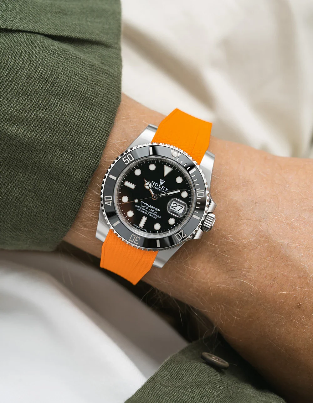 FKM Rubber Strap Integrated for Original Clasp – Submariner 116610LN/114060LN - Image 51