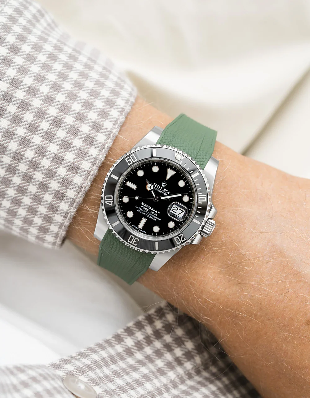 FKM Rubber Strap Integrated for Original Clasp – Submariner 116610LN/114060LN - Image 54