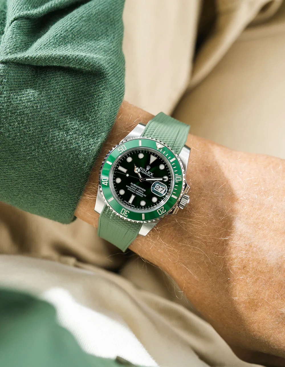 FKM Rubber Strap Integrated for Original Clasp – Submariner 116610LN/114060LN - Image 55