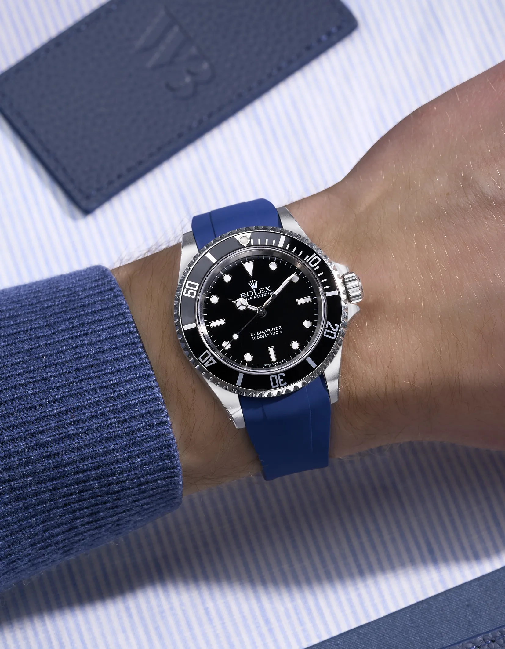 FKM Rubber Strap Integrated for Original Clasp – Submariner 16610/14060 - Image 10