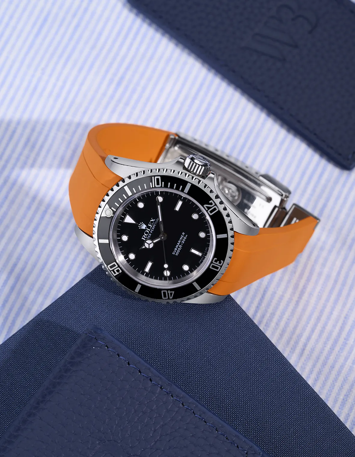 FKM Rubber Strap Integrated for Original Clasp – Submariner 16610/14060 - Image 12