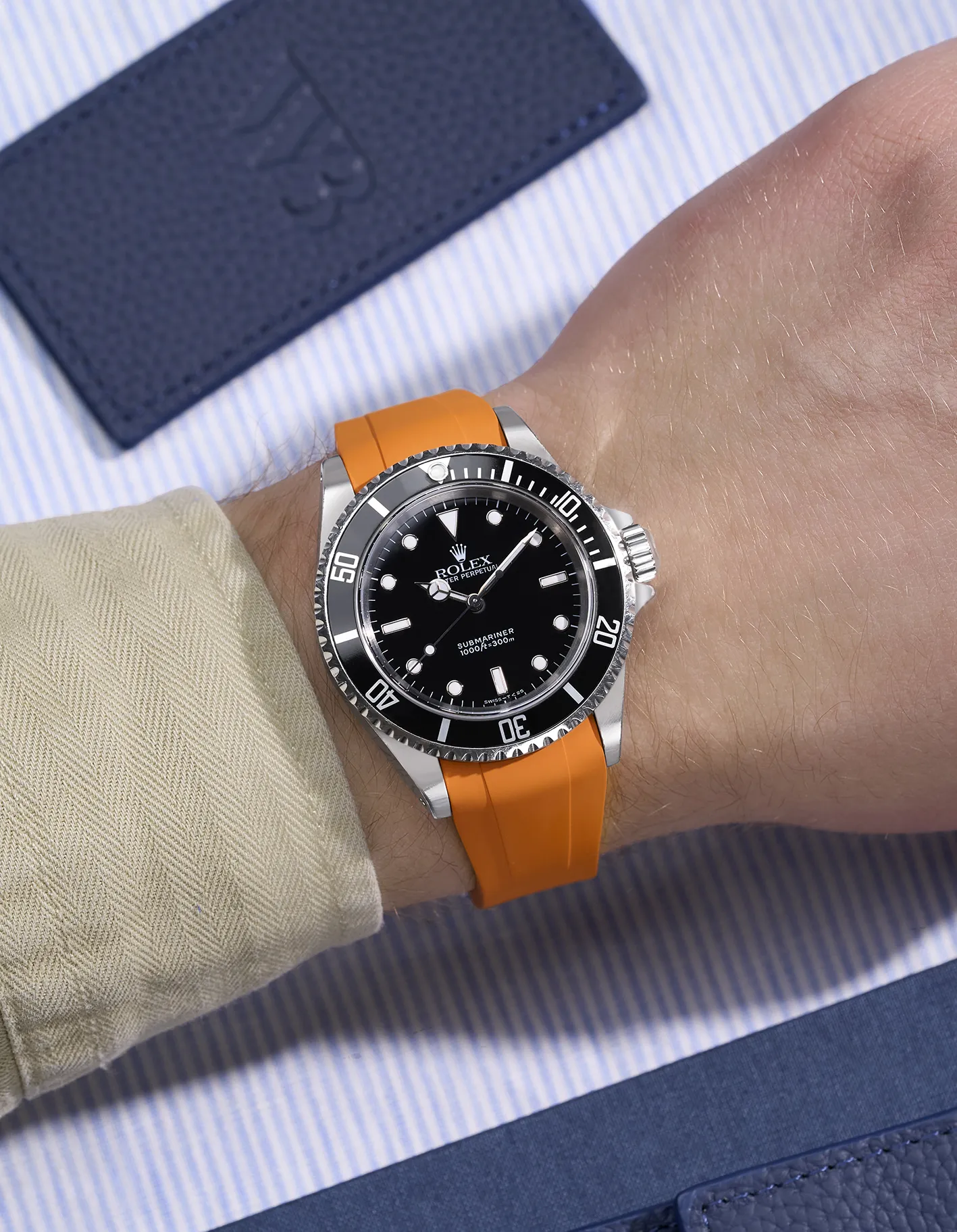 FKM Rubber Strap Integrated for Original Clasp – Submariner 16610/14060 - Image 13