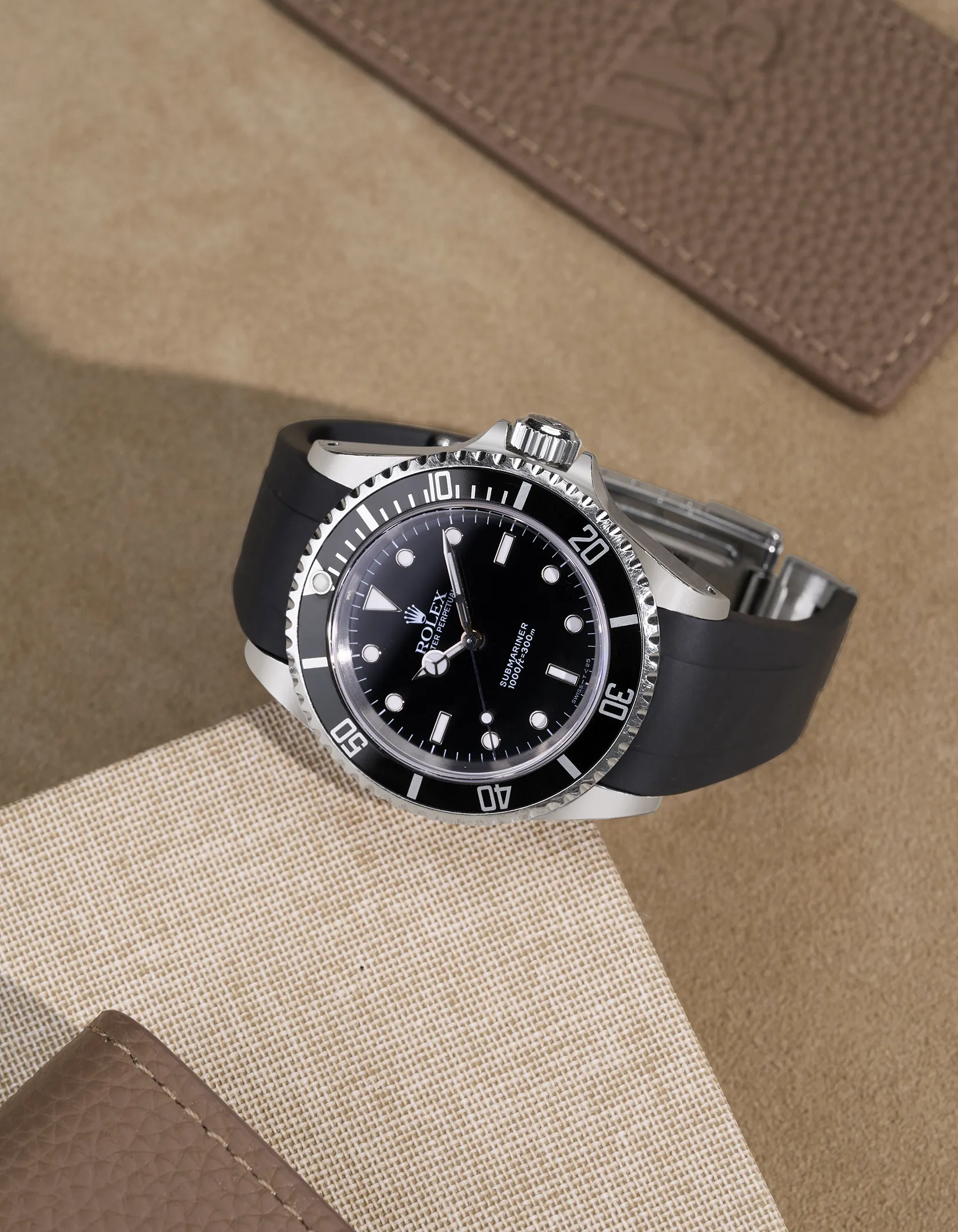 FKM Rubber Strap Integrated for Original Clasp – Submariner 16610/14060 - Image 3