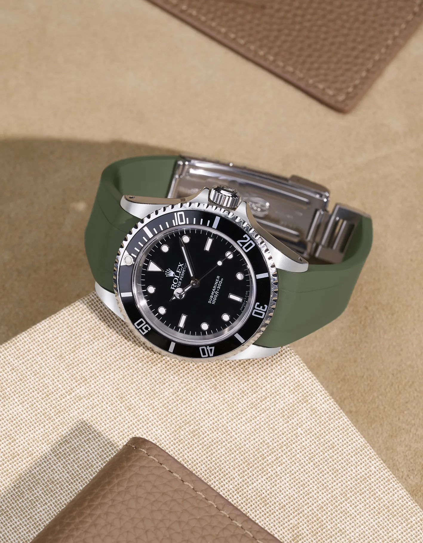 FKM Rubber Strap Integrated for Original Clasp – Submariner 16610/14060 - Image 6