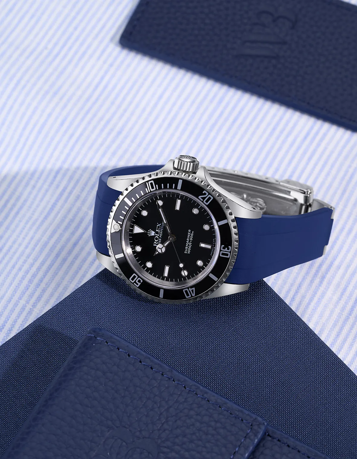 FKM Rubber Strap Integrated for Original Clasp – Submariner 16610/14060 - Image 9