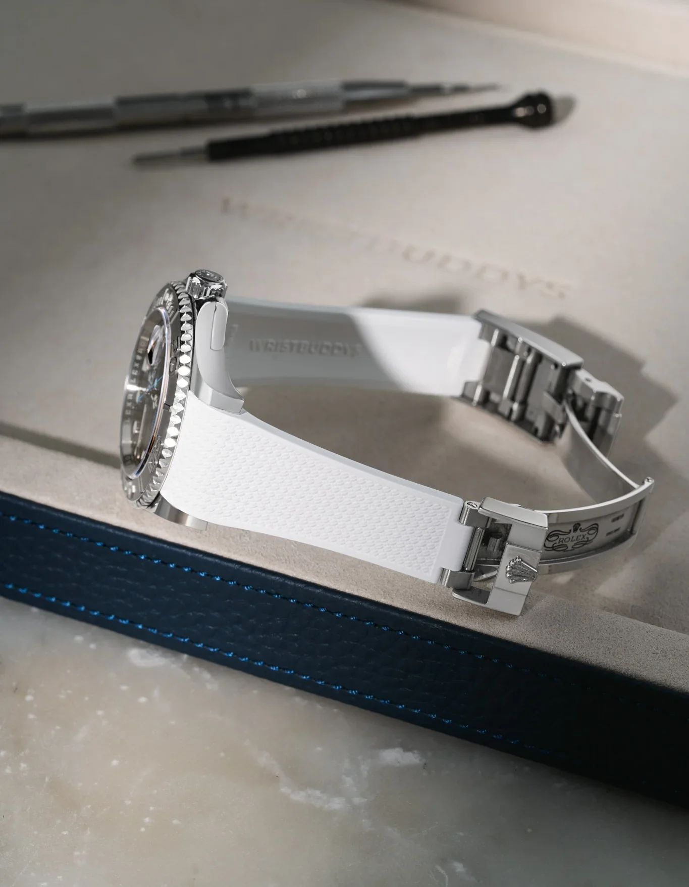 FKM Rubber Strap Integrated for Original Clasp – Yacht-Master 116622 / 126622 - Image 32