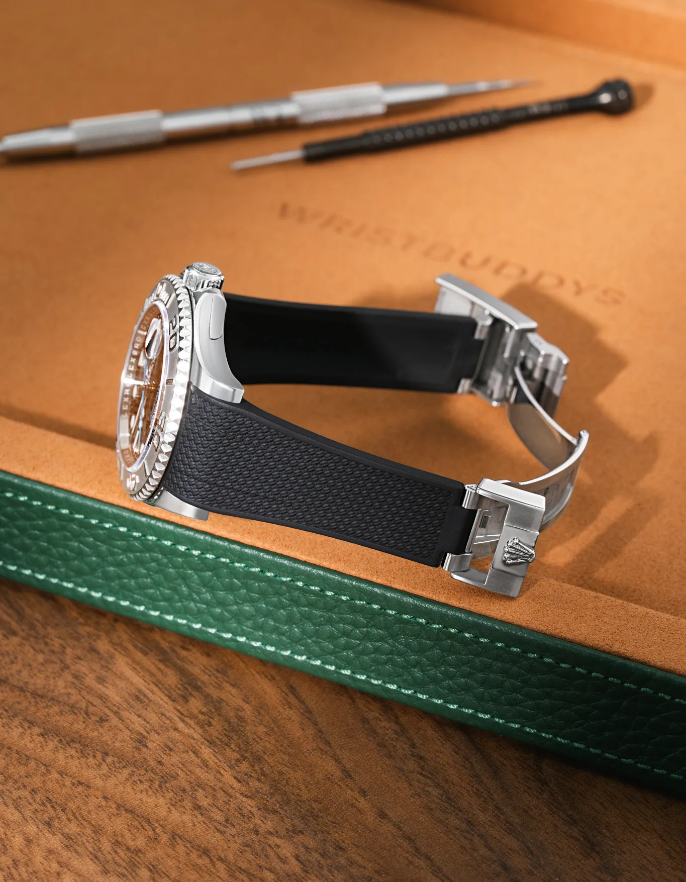 FKM Rubber Strap Integrated for Original Clasp – Yacht-Master 116622 / 126622 - Image 34