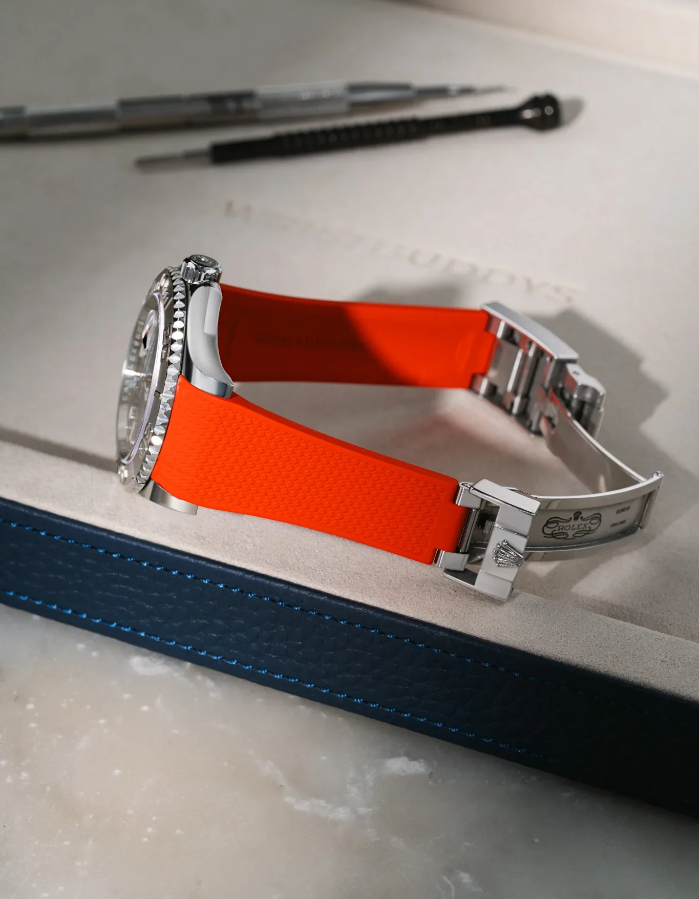 FKM Rubber Strap Integrated for Original Clasp – Yacht-Master 116622 / 126622 - Image 36