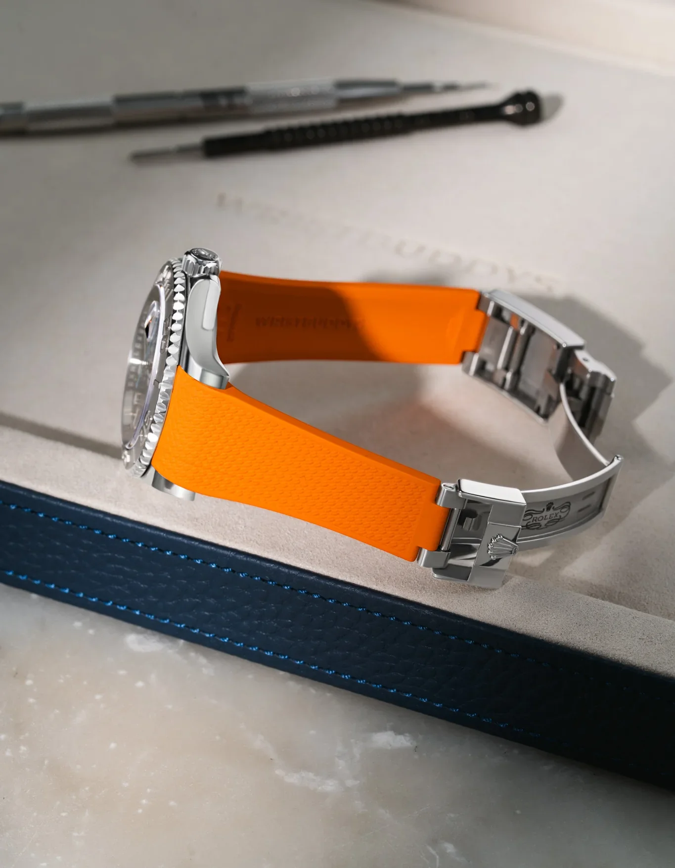 FKM Rubber Strap Integrated for Original Clasp – Yacht-Master 116622 / 126622 - Image 40