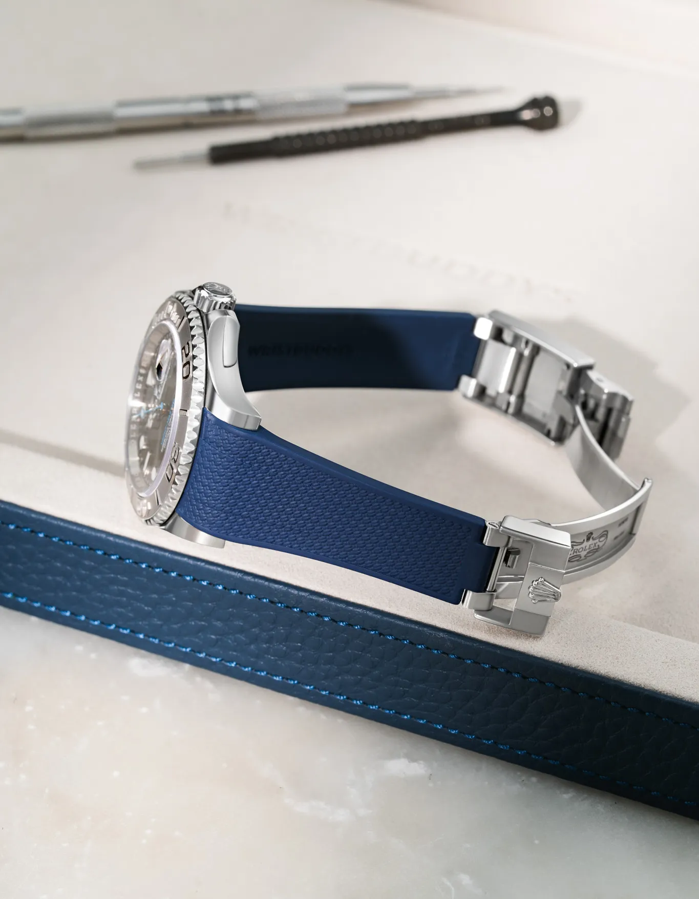 FKM Rubber Strap Integrated for Original Clasp – Yacht-Master 116622 / 126622 - Image 46