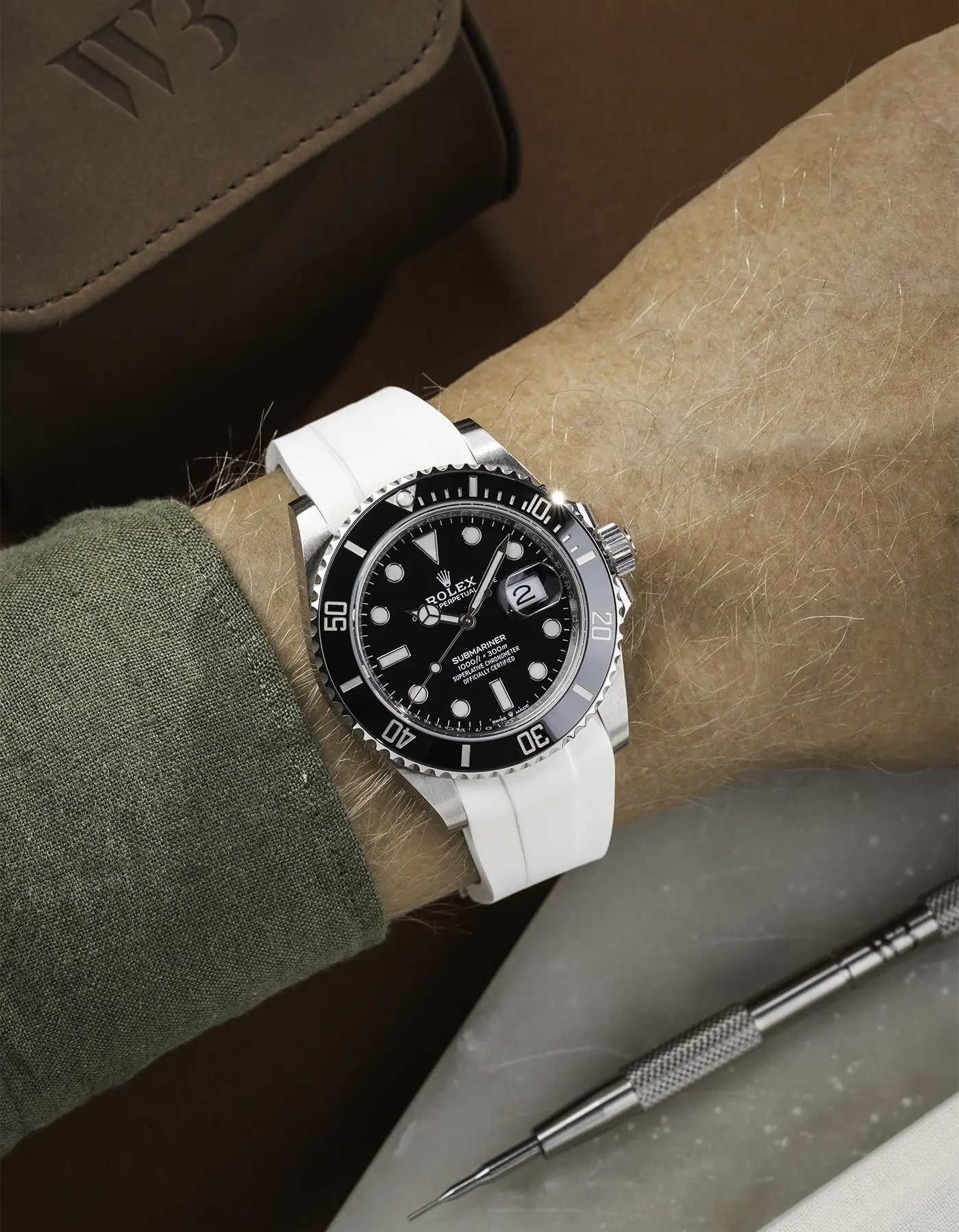 FKM Rubber Strap Integrated for Original Clasp - Submariner 41 - 126610LN/124060LN - Image 16