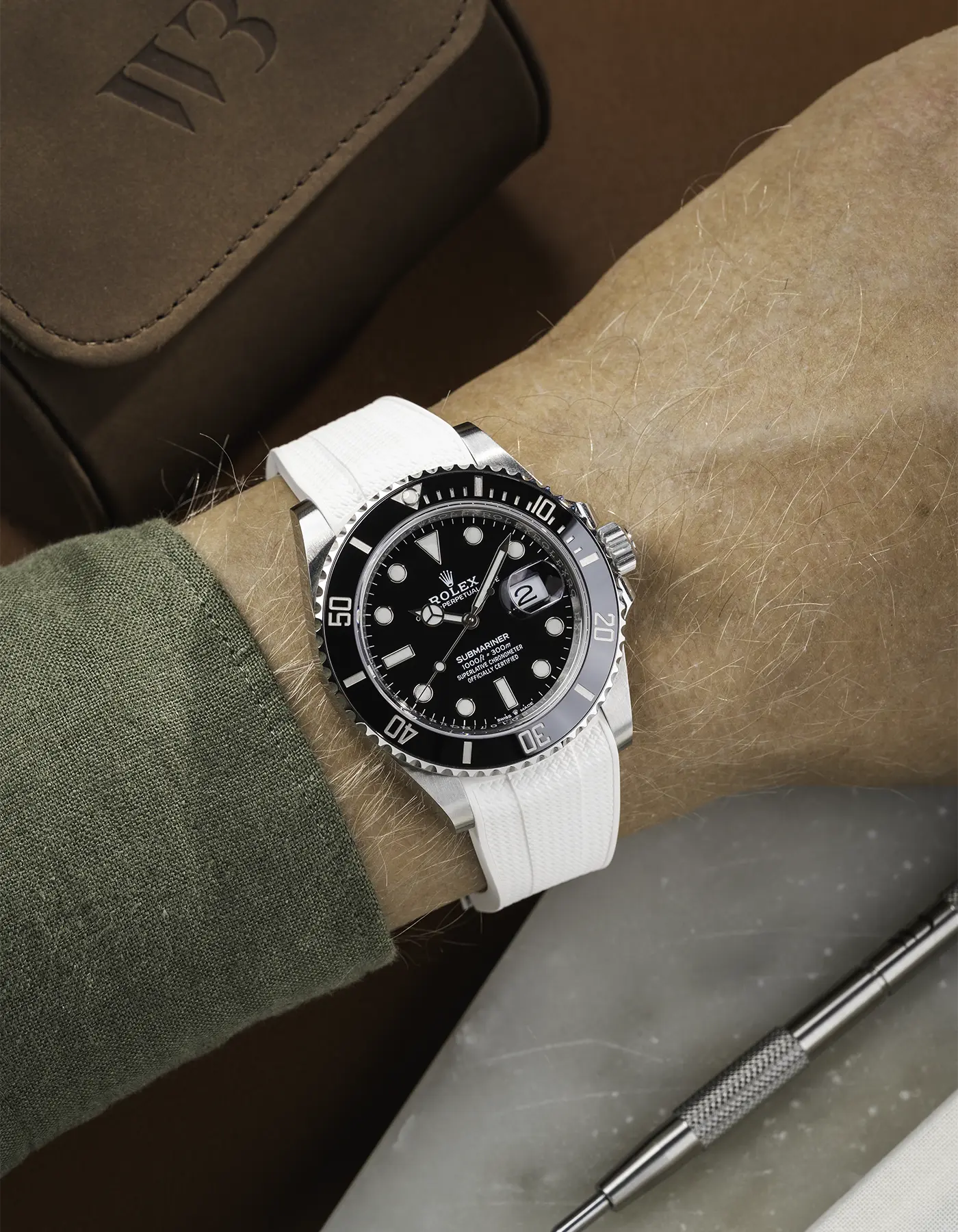 FKM Rubber Strap Integrated for Original Clasp - Submariner 41 - 126610LN/124060LN - Image 21