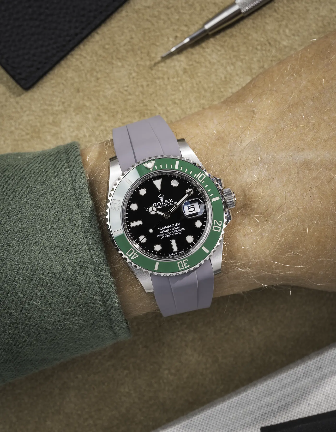 FKM Rubber Strap Integrated for Original Clasp - Submariner 41 - 126610LN/124060LN - Image 35