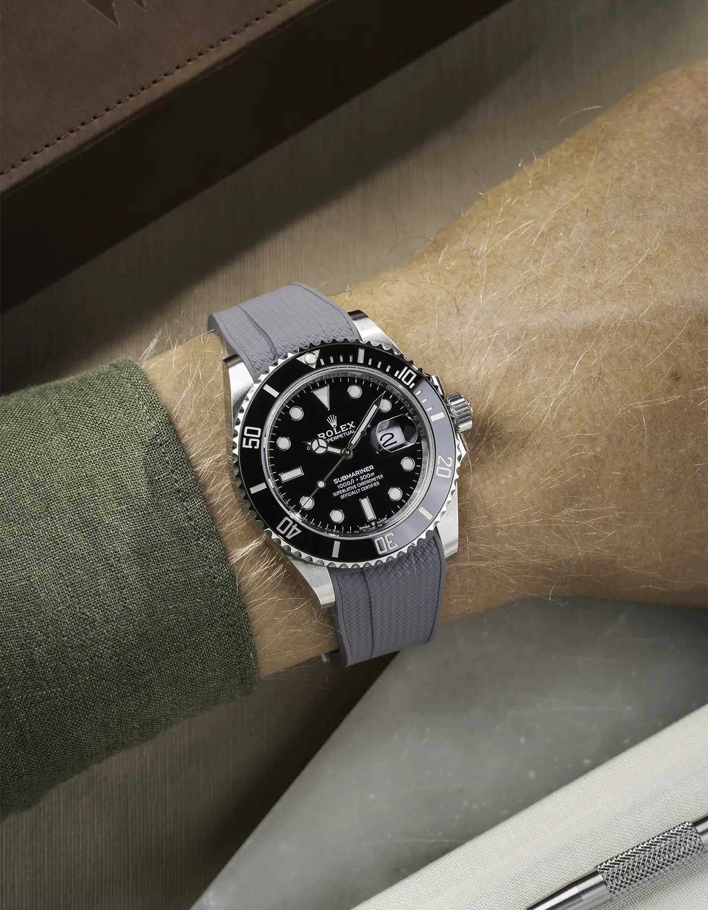 FKM Rubber Strap Integrated for Original Clasp - Submariner 41 - 126610LN/124060LN - Image 39