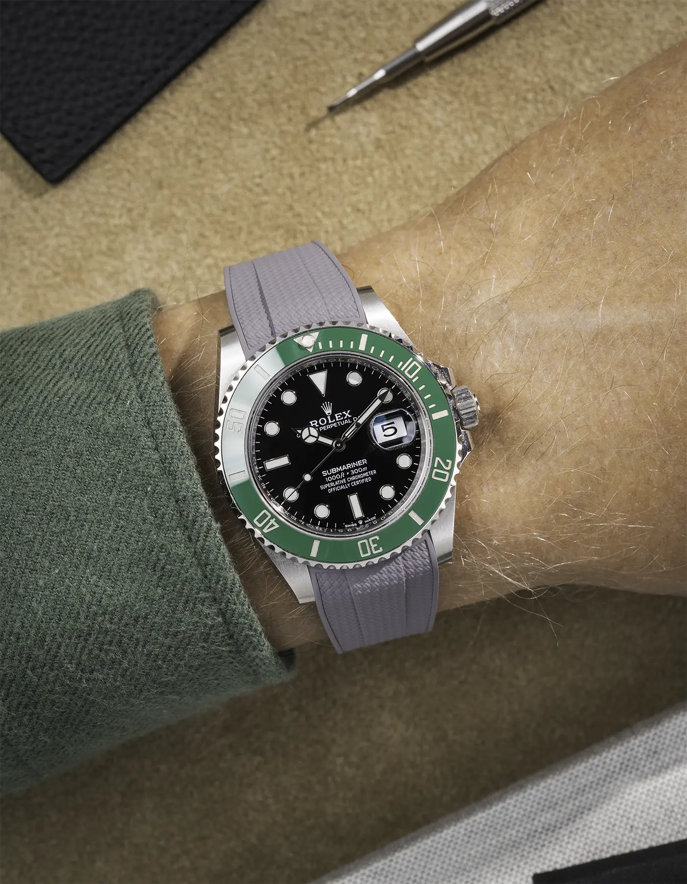 FKM Rubber Strap Integrated for Original Clasp - Submariner 41 - 126610LN/124060LN - Image 40