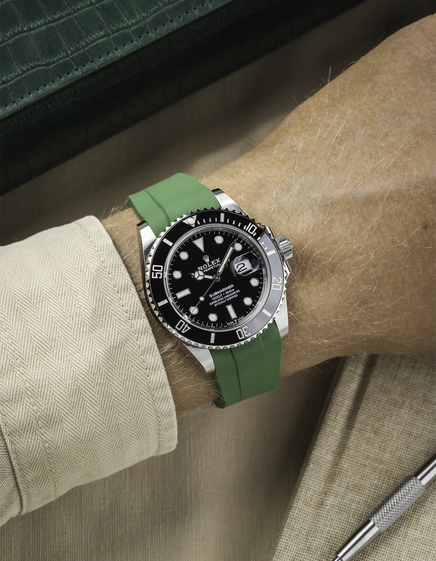 FKM Rubber Strap Integrated for Original Clasp - Submariner 41 - 126610LN/124060LN - Image 44
