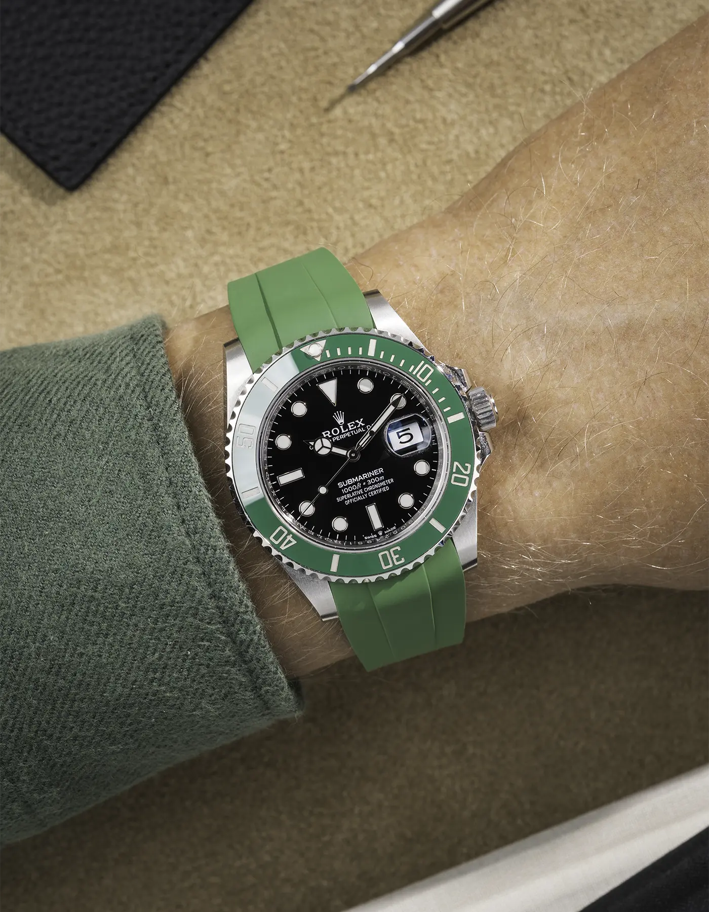 FKM Rubber Strap Integrated for Original Clasp - Submariner 41 - 126610LN/124060LN - Image 45