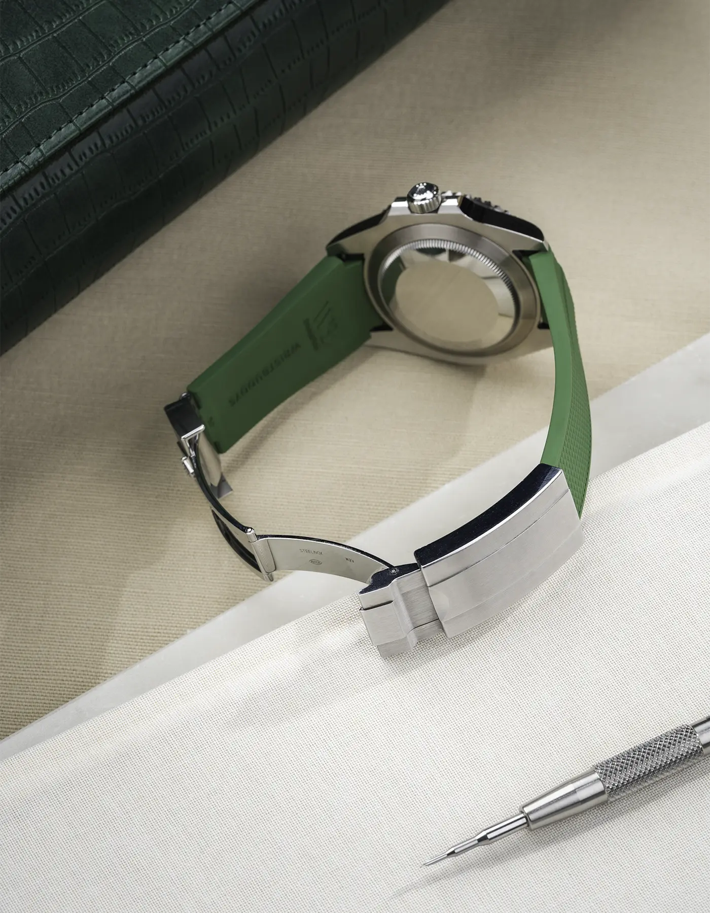 FKM Rubber Strap Integrated for Original Clasp - Submariner 41 - 126610LN/124060LN - Image 47