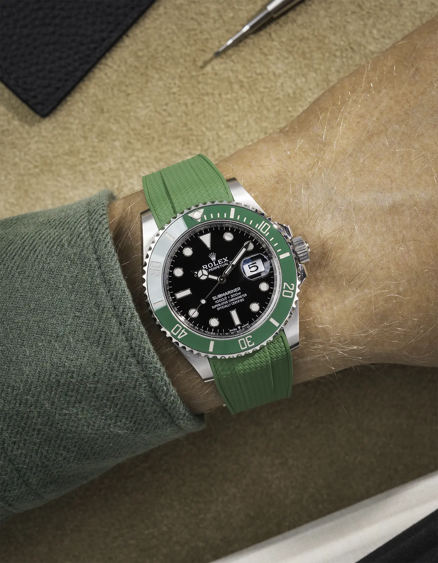 FKM Rubber Strap Integrated for Original Clasp - Submariner 41 - 126610LN/124060LN - Image 52