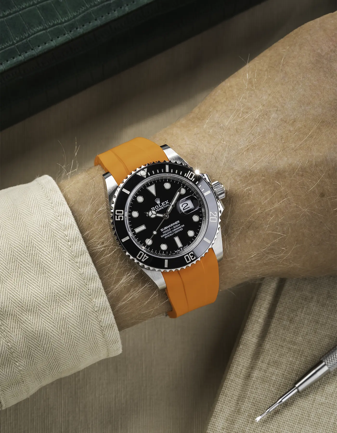 FKM Rubber Strap Integrated for Original Clasp - Submariner 41 - 126610LN/124060LN - Image 56